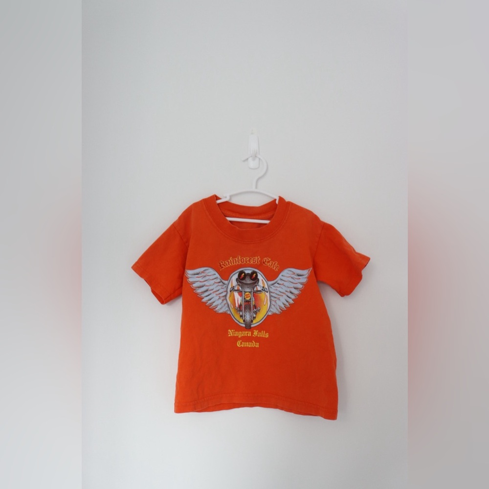 Y2K Rainforest Cafe motorcycle tee